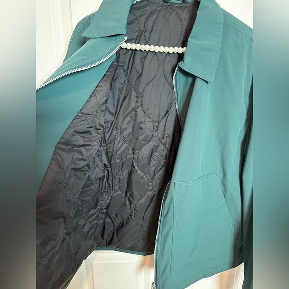 Zara Men's Dark Green Jacket - Picture 8 of 8